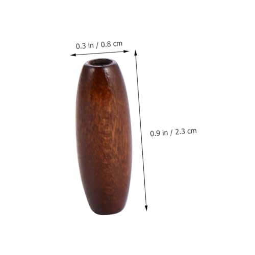 OSALADI 100 Stück Olivenförmige Dunkelbraune Holzperlen Holzperlen zum Auffädeln DIY Basteln Schmuck Zubehör für Handarbeit OSALADI 100 Stück Olivenförmige Dunkelbraune Holzperlen Holzperlen zum Auffädeln DIY Basteln Schmuck Zubehör für Handarbeit von OSALADI