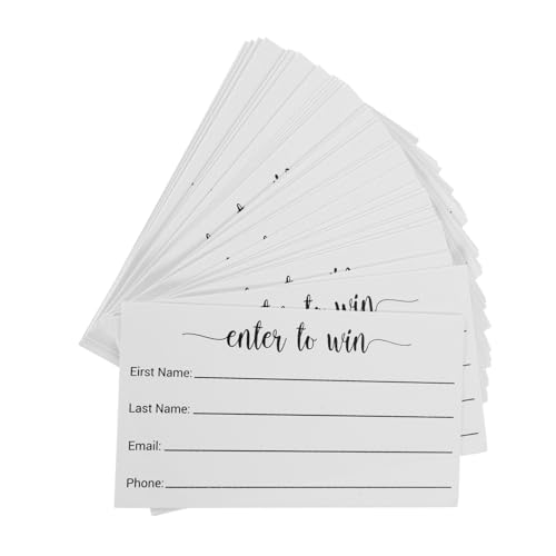OSALADI 100 Stück Raffle Tickets Blanko Lose Mehrzweck Teilnahmeformulare für Event Voting Karten zum Beschriften und Eintragen für Partys und Veranstaltungen OSALADI 100 Stück Raffle Tickets Blanko Lose Mehrzweck Teilnahmeformulare für Event Voting Karten zum Beschriften und Eintragen für Partys und Veranstaltungen von OSALADI