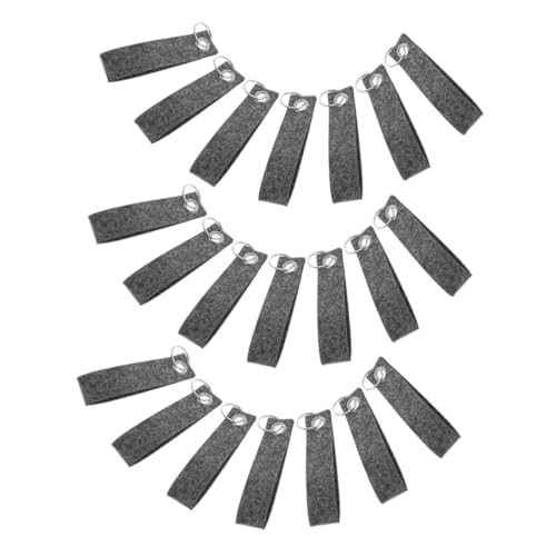 OSALADI 100 Stück Schlüsselanhänger aus Filz DIY Schlüsselanhänger Filz Zubehör Minimalistische Schlüsselanhänger Schlüsselanhänger-Ornamente aus Filz Handtasche Tasche Metall Grey OSALADI 100 Stück Schlüsselanhänger aus Filz DIY Schlüsselanhänger Filz Zubehör Minimalistische Schlüsselanhänger Schlüsselanhänger-Ornamente aus Filz Handtasche Tasche Metall Grey von OSALADI