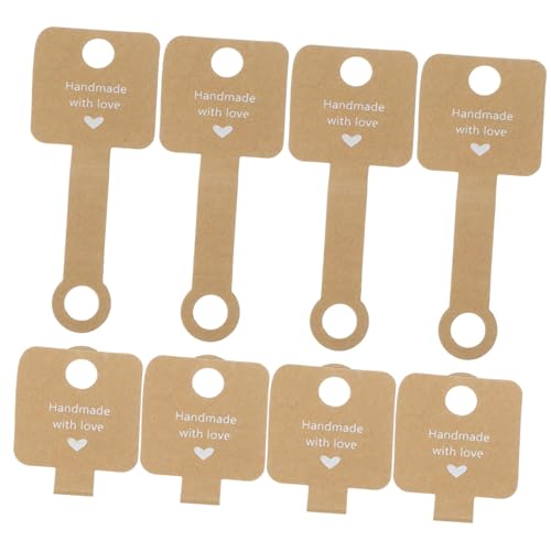OSALADI 100 Stück Schmuck-anzeigekarte Tag Hängende Karte Ring Display Hängend Armbandhalter Aus Pappe Stichworte Halskette Schmuckzubehör Schmuckkarte Kraftpapier Brown OSALADI 100 Stück Schmuck-anzeigekarte Tag Hängende Karte Ring Display Hängend Armbandhalter Aus Pappe Stichworte Halskette Schmuckzubehör Schmuckkarte Kraftpapier Brown von OSALADI