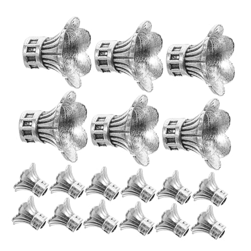 OSALADI 100 Stück Schmuckzubehör Perlenkappen Metall Blumenkappen Perlen Endkappen Blumen Perlenkappen Abstandskappen Für DIY Blumenkappen Für Halsketten Metall OSALADI 100 Stück Schmuckzubehör Perlenkappen Metall Blumenkappen Perlen Endkappen Blumen Perlenkappen Abstandskappen Für DIY Blumenkappen Für Halsketten Metall von OSALADI
