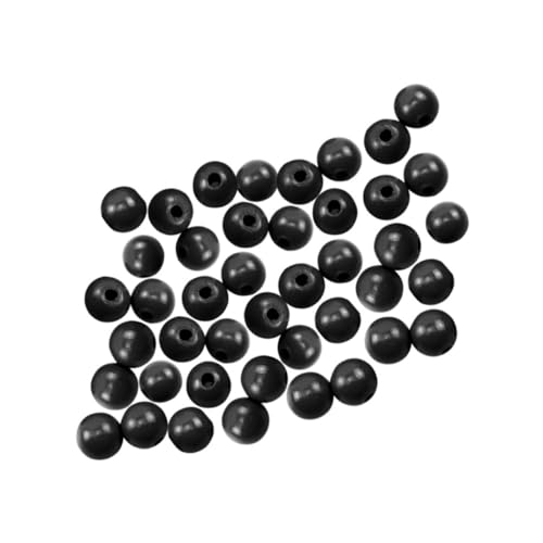 OSALADI 100 Stück Schwarze Holzperlen für DIY Schmuckherstellung Handgeschnitzte Armbandperlen Natürliche Langlebige Bastelperlen zum Auffädeln und Kreativen Basteln OSALADI 100 Stück Schwarze Holzperlen für DIY Schmuckherstellung Handgeschnitzte Armbandperlen Natürliche Langlebige Bastelperlen zum Auffädeln und Kreativen Basteln von OSALADI