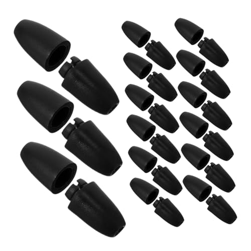 OSALADI 100 Stück Schwarze Kunststoff Perlenverschlüsse Sicherheits Bruchverschluss Einfache Schmuckwechsel für Halsketten Armbänder DIY Schmuckherstellung Langlebige Verbindungselemente von OSALADI