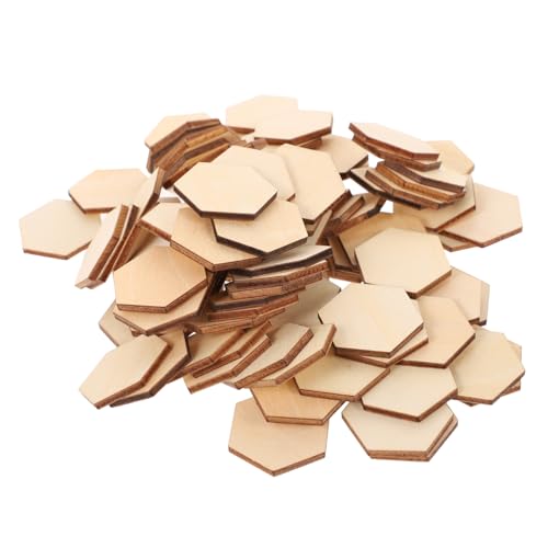 OSALADI 100 Stück Sechseckige Holzformen Unlackierte Holzornamente für Diy Bastelprojekte Hochzeits Geburtstags und Weihnachtsdekorationen OSALADI 100 Stück Sechseckige Holzformen Unlackierte Holzornamente für Diy Bastelprojekte Hochzeits Geburtstags und Weihnachtsdekorationen von OSALADI