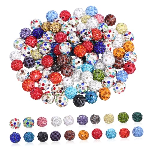 OSALADI 100 Stück Shambhala-Perlen Perlen für Schmuckhersteller Herstellung bunt verschiedene Perlen Handwerk Armbandperlen Armband lose Perlen Schmuckzubehör farbige Perlen Polymer-Ton OSALADI 100 Stück Shambhala-Perlen Perlen für Schmuckhersteller Herstellung bunt verschiedene Perlen Handwerk Armbandperlen Armband lose Perlen Schmuckzubehör farbige Perlen Polymer-Ton von OSALADI