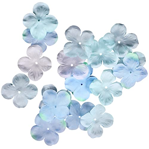 OSALADI 100 Stück Teiliges Blaue Künstliche Blütenblätter aus Realistische Blumen Streudeko für Hochzeit Party Festlichkeiten Romantische Tischdeko Sicher und Vielseitig Einsetzbar von OSALADI