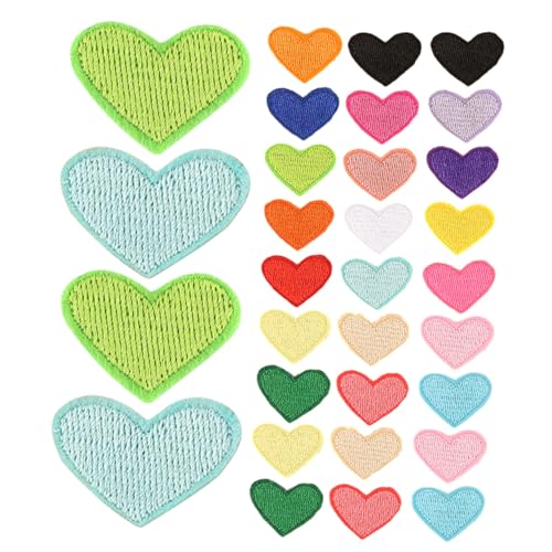 OSALADI 100 Stück Teiliges Bunte Herz Applikationen zum Aufnähen und Aufbügeln Bestickte DIY Patches für Kleidung Jeans Rucksäcke Schuhe Vielseitige Reparatur und Dekoration OSALADI 100 Stück Teiliges Bunte Herz Applikationen zum Aufnähen und Aufbügeln Bestickte DIY Patches für Kleidung Jeans Rucksäcke Schuhe Vielseitige Reparatur und Dekoration von OSALADI