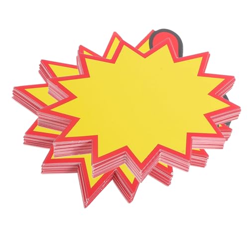 OSALADI 100 Stück Teiliges Doppelseitiger Beschreibbarer Preisschilder aus Robustem Pop Material mit Leuchtenden Rahmen für Einzelhandel und Märkte Wiederverwendbar Vielseitig Einsetzbar OSALADI 100 Stück Teiliges Doppelseitiger Beschreibbarer Preisschilder aus Robustem Pop Material mit Leuchtenden Rahmen für Einzelhandel und Märkte Wiederverwendbar Vielseitig Einsetzbar von OSALADI