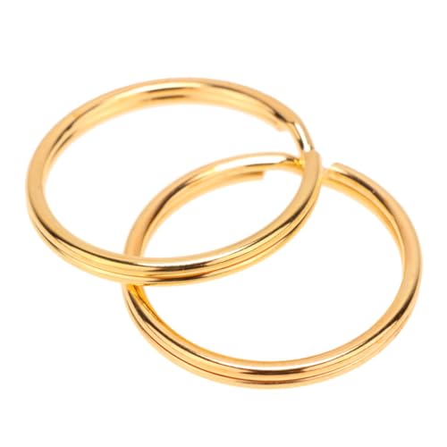 OSALADI 100 Stück Teiliges Goldene Schlüsselringe Metall Robust Flach Rund für Schlüsselorganisation DIY Zubehör Geeignet für Haus und Autoschlüssel Langlebig und Vielseitig Einsetzbar OSALADI 100 Stück Teiliges Goldene Schlüsselringe Metall Robust Flach Rund für Schlüsselorganisation DIY Zubehör Geeignet für Haus und Autoschlüssel Langlebig und Vielseitig Einsetzbar von OSALADI
