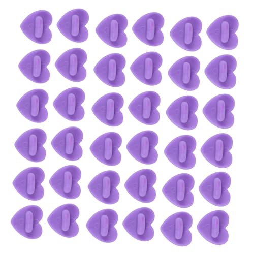 OSALADI 100 Stück Teiliges Herzförmige Gummi Pin Rückseiten für Anstecknadeln DIY Zubehör Langlebig Rutschfest für Broschen Schmuck und Bastelprojekte OSALADI 100 Stück Teiliges Herzförmige Gummi Pin Rückseiten für Anstecknadeln DIY Zubehör Langlebig Rutschfest für Broschen Schmuck und Bastelprojekte von OSALADI