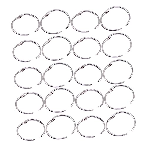 OSALADI 100 Stück Teiliges Metall Buchringe Innen Außen Robuste Binderinge für Karteikarten Scrapbooking DIY Kalender und Lose Vielseitig Einsetzbar Langlebig und Rostfrei OSALADI 100 Stück Teiliges Metall Buchringe Innen Außen Robuste Binderinge für Karteikarten Scrapbooking DIY Kalender und Lose Vielseitig Einsetzbar Langlebig und Rostfrei von OSALADI