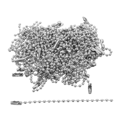 OSALADI 100 Stück Teiliges Silbernes Metall Kugelkette DIY Schlüsselanhänger Anhänger Bastelzubehör Vielseitig für Schlüssel Hundemarken Anhänger und Dekorationen OSALADI 100 Stück Teiliges Silbernes Metall Kugelkette DIY Schlüsselanhänger Anhänger Bastelzubehör Vielseitig für Schlüssel Hundemarken Anhänger und Dekorationen von OSALADI