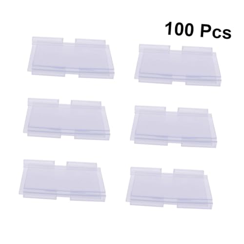 OSALADI 100 Stück Transparente PVC Preisschilder für Supermarkt Einzelhandel Langlebig Einfach Anzubringen für Laden Warenkennzeichnung und Verkaufsförderung OSALADI 100 Stück Transparente PVC Preisschilder für Supermarkt Einzelhandel Langlebig Einfach Anzubringen für Laden Warenkennzeichnung und Verkaufsförderung von OSALADI