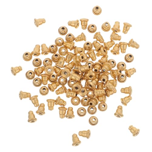 OSALADI 100 Stück Verschluss-Ohrstecker Ohrring-Stützrücken Ohrhaken Ohrringe Rückseiten Ohrringe Zubehör Ohrringrückseiten im einfachen Stil Rostfreier Stahl Golden OSALADI 100 Stück Verschluss-Ohrstecker Ohrring-Stützrücken Ohrhaken Ohrringe Rückseiten Ohrringe Zubehör Ohrringrückseiten im einfachen Stil Rostfreier Stahl Golden von OSALADI