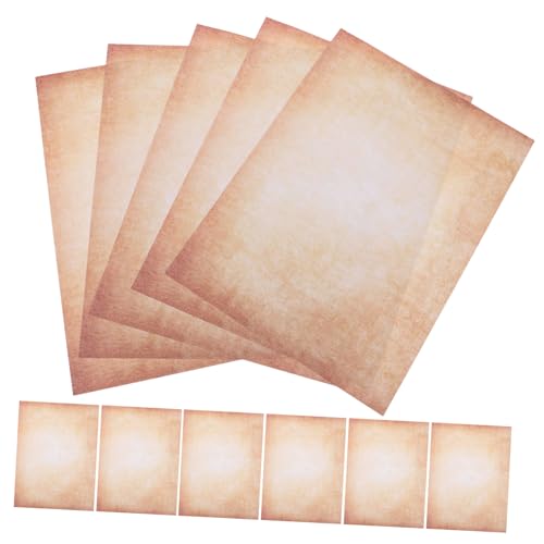 OSALADI 100 Stück Vintage Briefpapier Beidseitig Bedruckt Retro Design Schreibpapier Parchment Paper für Scrapbooking Journaling Diy Bastelprojekte und Urkundenpapier Nutzung OSALADI 100 Stück Vintage Briefpapier Beidseitig Bedruckt Retro Design Schreibpapier Parchment Paper für Scrapbooking Journaling Diy Bastelprojekte und Urkundenpapier Nutzung von OSALADI