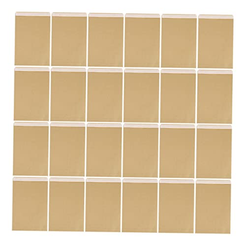 OSALADI 100 Stück Vintage Dokumententasche aus Kraftpapier Multifunktionale Büroumschläge Selbstklebend für Dokumente Postkarten und Karten für Schule Büro und Reisen von OSALADI