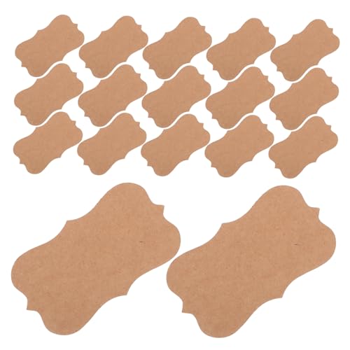 OSALADI 100 Stück Visitenkartenrohlinge leer klein Basic schmucklos Mini-Notizkarten Kartenpapier Visitenkarten aus Papier Mini-Karteikarten süße Karteikarten Kraftpapier von OSALADI