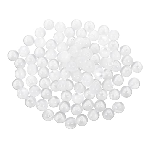 OSALADI 100 Stück Weiße Katzenaugen Rundperlen Lose Schmuckperlen für Diy Armbänder Halsketten Glatte Oberfläche Sichere Harzmaterialien zum Basteln und Schmuckherstellung OSALADI 100 Stück Weiße Katzenaugen Rundperlen Lose Schmuckperlen für Diy Armbänder Halsketten Glatte Oberfläche Sichere Harzmaterialien zum Basteln und Schmuckherstellung von OSALADI
