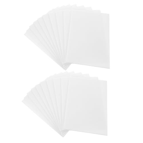 OSALADI 100 Stück Weiße Schaumstoffplatten für Robustes Kindgerechtes Bastelpapier für Drucktechniken Malen Scrapbooking für Schule DIY Kunstprojekte Vielseitig Einsetzbar OSALADI 100 Stück Weiße Schaumstoffplatten für Robustes Kindgerechtes Bastelpapier für Drucktechniken Malen Scrapbooking für Schule DIY Kunstprojekte Vielseitig Einsetzbar von OSALADI
