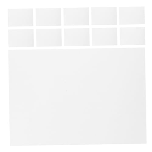 OSALADI 100 Stück Weißer Kindersicherer Schaumstoff Druckplatten Set Leicht Zuschneidbar Dicke Für DIY Basteln Kartengestaltung Scrapbooking Feinmotorik Kreativität von OSALADI