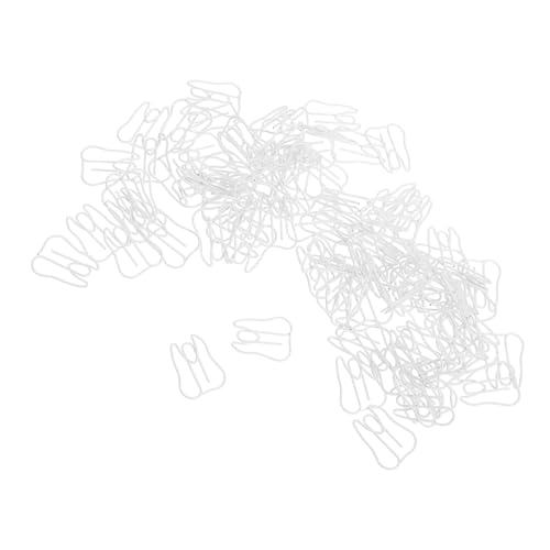 OSALADI 100 Stück Zahnförmige Metallklammern Kleine Büroklammern Kreative Papierclips Für Dokumentenorganisation Schule Büro Zubehör von OSALADI