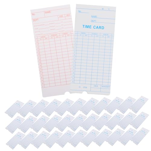 OSALADI 100 Stück Zeitkarte Gruß Karten für Mitarbeiter farbig Anwesenheitsschreiber Kartonpapier elektronisch Anwesenheitskarten Karteikarten Kartenpapier Kellnerin Notizblock OSALADI 100 Stück Zeitkarte Gruß Karten für Mitarbeiter farbig Anwesenheitsschreiber Kartonpapier elektronisch Anwesenheitskarten Karteikarten Kartenpapier Kellnerin Notizblock von OSALADI