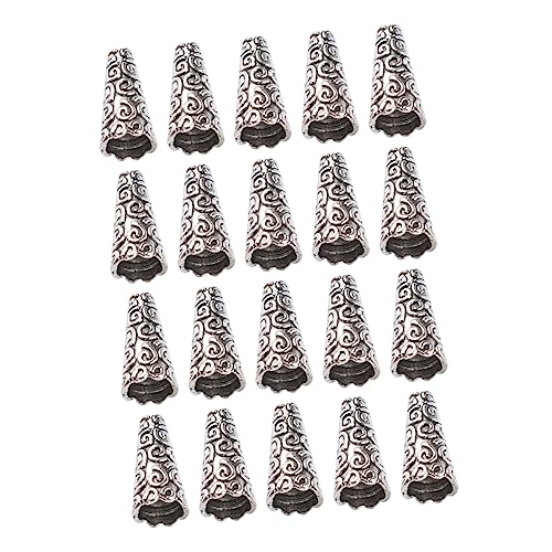OSALADI 100 Stück Zinklegierung Perlenkappen Spacer Endkappen Schmuckzubehör DIY Bead Caps für Armbänder und Mehr für Kreative Schmuckprojekte OSALADI 100 Stück Zinklegierung Perlenkappen Spacer Endkappen Schmuckzubehör DIY Bead Caps für Armbänder und Mehr für Kreative Schmuckprojekte von OSALADI