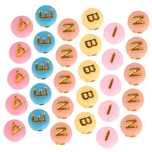 OSALADI 1000 Stück Alphabet Perlen Robustem Kunststoff DIY Perlen für Armbänder und Mehr Zufällige Farben Zufällige Farbe OSALADI 1000 Stück Alphabet Perlen Robustem Kunststoff DIY Perlen für Armbänder und Mehr Zufällige Farben Zufällige Farbe von OSALADI