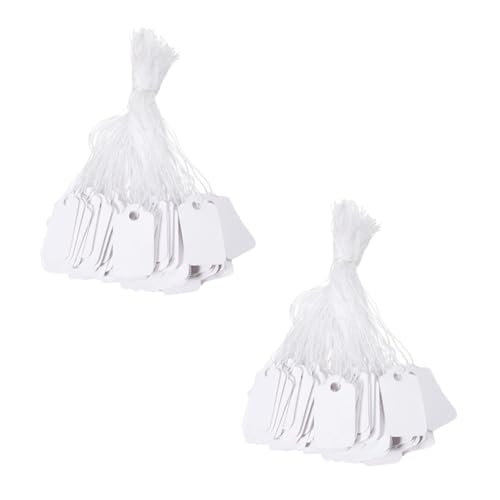 OSALADI 1000 Stück Blanko Papieranhänger mit Baumwollfaden Hängeetiketten für Schmuck und Preiskennzeichnung Einfache Handhabung Vielseitig Beschriftbar für Geschenke und Dekoration OSALADI 1000 Stück Blanko Papieranhänger mit Baumwollfaden Hängeetiketten für Schmuck und Preiskennzeichnung Einfache Handhabung Vielseitig Beschriftbar für Geschenke und Dekoration von OSALADI