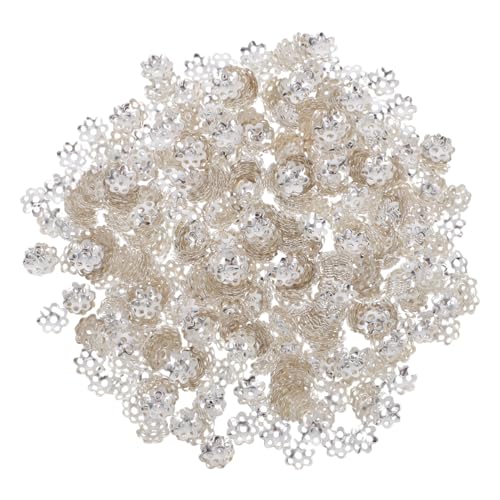 OSALADI 1000 Stück Blumen Perlenkappen Eisen Spacer Endkappen für Schmuckherstellung Diy Armbänder Halsketten Zubehör Glänzend Poliert Vielseitig für Bastelprojekte und Anlässe OSALADI 1000 Stück Blumen Perlenkappen Eisen Spacer Endkappen für Schmuckherstellung Diy Armbänder Halsketten Zubehör Glänzend Poliert Vielseitig für Bastelprojekte und Anlässe von OSALADI