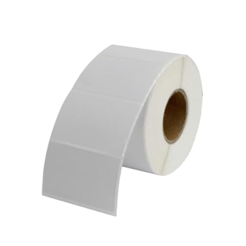 OSALADI 1000 Stück Weiße Thermodirekt Barcodeetiketten Selbstklebend für Drucker Versand Adressaufkleber Vielseitig Beschriftbar von OSALADI