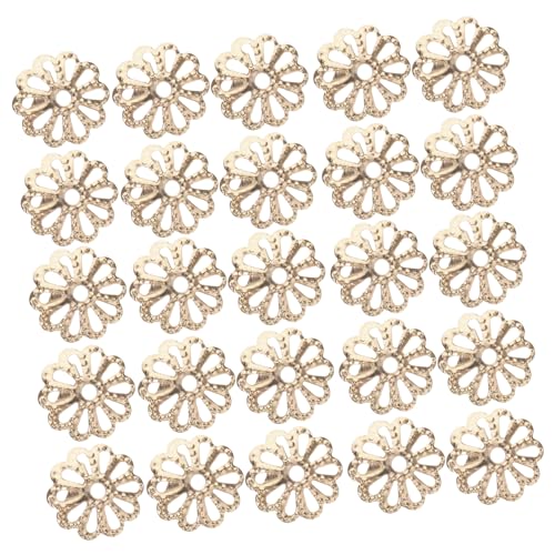 OSALADI 1000Stücke Blumenperlenkappen Metall Schmuckzubehör für DIY Armbänder und Vielseitige Spacer Kappen für Bastelprojekte und Dekoration OSALADI 1000Stücke Blumenperlenkappen Metall Schmuckzubehör für DIY Armbänder und Vielseitige Spacer Kappen für Bastelprojekte und Dekoration von OSALADI