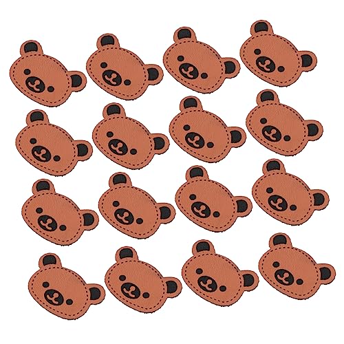 OSALADI 100Stücke Bär Kopfform PU Etiketten für Kleidung DIY Handarbeit Tags für Taschen Schals und Mehr Hochwertige Bekleidungsetiketten für Kreative Nähprojekte OSALADI 100Stücke Bär Kopfform PU Etiketten für Kleidung DIY Handarbeit Tags für Taschen Schals und Mehr Hochwertige Bekleidungsetiketten für Kreative Nähprojekte von OSALADI
