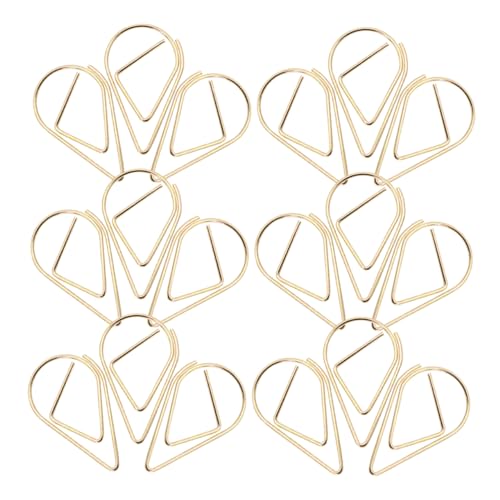 OSALADI 100Stücke Büroklammern Aus Metall Kleine Clips Kreative Dokumentenklammern Mini Memo Clips Für Bürobedarf Goldene Büroklammern Für Dokumente OSALADI 100Stücke Büroklammern Aus Metall Kleine Clips Kreative Dokumentenklammern Mini Memo Clips Für Bürobedarf Goldene Büroklammern Für Dokumente von OSALADI