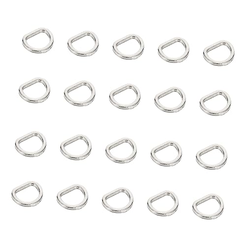 OSALADI 100Stücke D Ringschnallen für Puppen DIY Zubehör Innendurchmesser für Puppenkleidung und Handwerksprojekte Langlebig und Vielseitig Einsetzbar OSALADI 100Stücke D Ringschnallen für Puppen DIY Zubehör Innendurchmesser für Puppenkleidung und Handwerksprojekte Langlebig und Vielseitig Einsetzbar von OSALADI