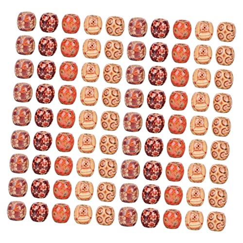 OSALADI 100Stücke Dreadlocks Holzperlen für Haarschmuck DIY Haaraccessoires für Dreadlocks Langlebige und Rutschfeste Perlen für Verschiedene Frisuren und Flechttechniken OSALADI 100Stücke Dreadlocks Holzperlen für Haarschmuck DIY Haaraccessoires für Dreadlocks Langlebige und Rutschfeste Perlen für Verschiedene Frisuren und Flechttechniken von OSALADI