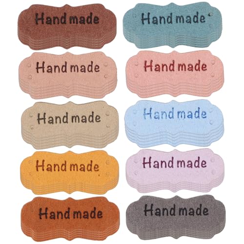 OSALADI 100Stücke Handgefertigte Lederetiketten Farben PU Etiketten für Kleidung Taschen und Hüte Personalisierte DIY Accessoires für Projekte OSALADI 100Stücke Handgefertigte Lederetiketten Farben PU Etiketten für Kleidung Taschen und Hüte Personalisierte DIY Accessoires für Projekte von OSALADI
