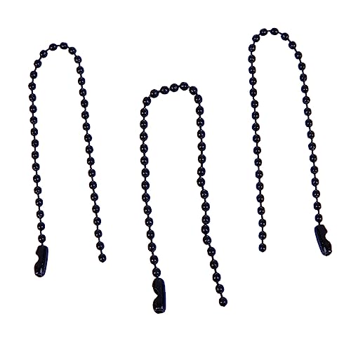 OSALADI 100Stücke Kugelkette mit Anhänger Einbrennlackierte Tag Kette Eisenkugel Kette für DIY Schmuckherstellung Verstellbare für Erkennungsmarken und Ornamente OSALADI 100Stücke Kugelkette mit Anhänger Einbrennlackierte Tag Kette Eisenkugel Kette für DIY Schmuckherstellung Verstellbare für Erkennungsmarken und Ornamente von OSALADI