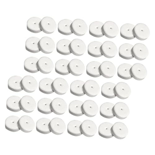 OSALADI 100Stücke Ohrpolster Kissenrücken für Sicheren Halt Stiftschutzpolster für Ohrstecker DIY Schmuckzubehör Stoßdämpfend und Komfortabel von OSALADI