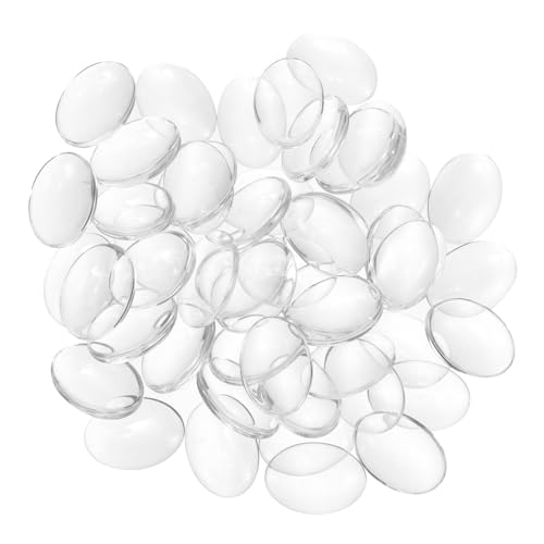 OSALADI 100Stücke Oval Klare Glascabochons für Schmuckherstellung Transparentes für DIY Bastelarbeiten für Anhänger und Ohrringe OSALADI 100Stücke Oval Klare Glascabochons für Schmuckherstellung Transparentes für DIY Bastelarbeiten für Anhänger und Ohrringe von OSALADI