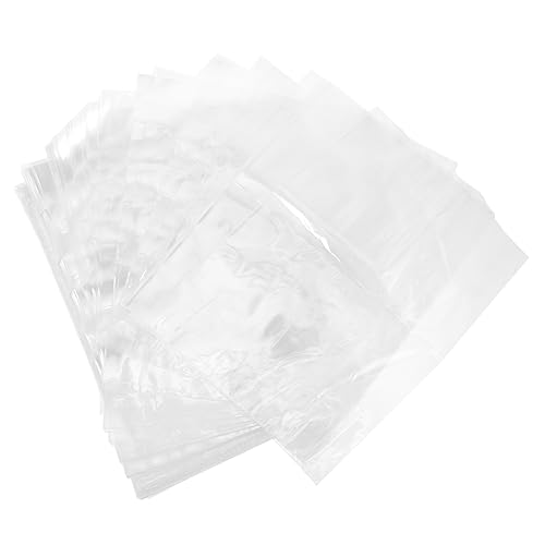 OSALADI 100Stücke Schrumpffolienbeutel Transparente Verpackungsfolie für und Süßigkeiten Robust und Vielseitig Einsetzbar für Sichere Lagerung von OSALADI