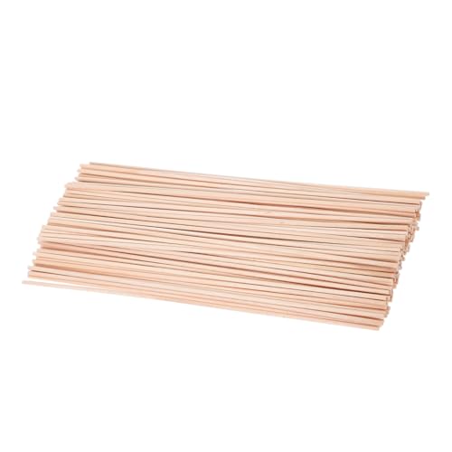 OSALADI 100Stücke Unbearbeitete Holz Dübel Stäbe für DIY Bastelmaterialien Basteln für Fotorequisiten Hochzeiten Puppenshows und Mehr von OSALADI