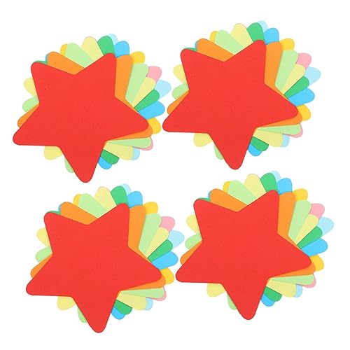 OSALADI 108 Stück Bunte Papiersterne Teiliges für DIY Wanddekoration Farbige Papierschnitte für Kindergarten Schlafzimmer Büro Kreative Bastelprojekte und Feste von OSALADI