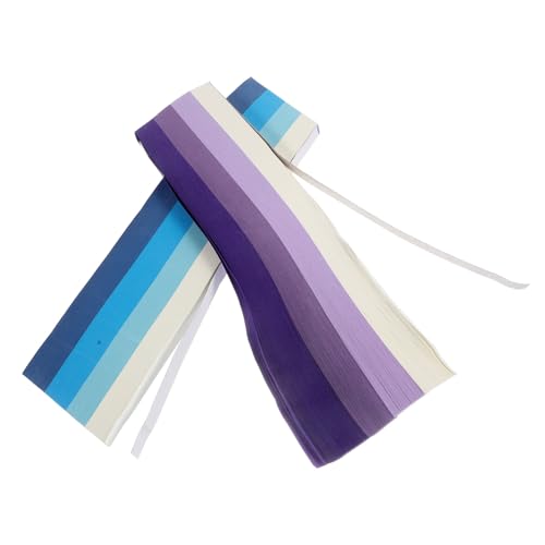 OSALADI 1080 Stück Bastelpapier Faltpapier für Origami Sterne Farbverlauf Blau und Lila Diy Papierstreifen für Kreative Bastelprojekte für Schule und Freizeit OSALADI 1080 Stück Bastelpapier Faltpapier für Origami Sterne Farbverlauf Blau und Lila Diy Papierstreifen für Kreative Bastelprojekte für Schule und Freizeit von OSALADI