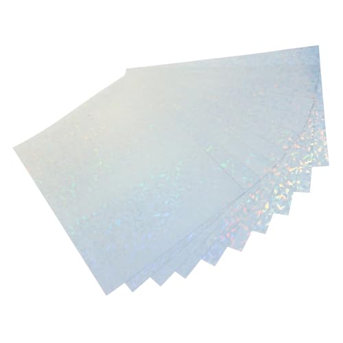 OSALADI 10Blätter Bedruckbare Vinyl Aufkleber Glänzendes Klebepapier Wasserfest für Tintenstrahl und Laserdrucker für DIY Projekte Scrapbooking und Etiketten OSALADI 10Blätter Bedruckbare Vinyl Aufkleber Glänzendes Klebepapier Wasserfest für Tintenstrahl und Laserdrucker für DIY Projekte Scrapbooking und Etiketten von OSALADI