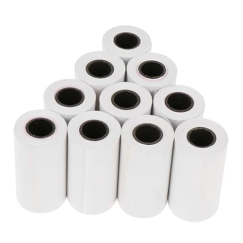 OSALADI 10Rollen Thermische Papierrolle für Registrierkassen Pos Drucker Langlebig Glatte Oberfläche für Klare Druckergebnisse Kompatibel mit Meisten OSALADI 10Rollen Thermische Papierrolle für Registrierkassen Pos Drucker Langlebig Glatte Oberfläche für Klare Druckergebnisse Kompatibel mit Meisten von OSALADI