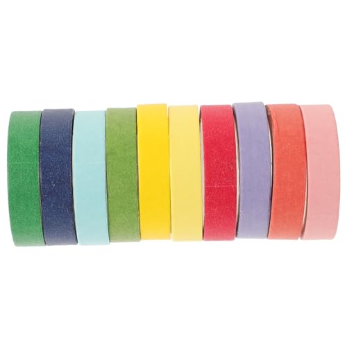 OSALADI 10Rollen Washi Tape Selbstklebendes Dekoratives Klebeband für DIY Scrapbooking Planer und Kreative Projekte Vielseitig Einsetzbar Bunten OSALADI 10Rollen Washi Tape Selbstklebendes Dekoratives Klebeband für DIY Scrapbooking Planer und Kreative Projekte Vielseitig Einsetzbar Bunten von OSALADI
