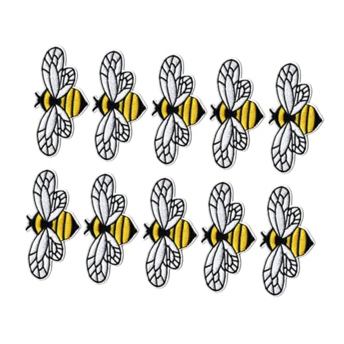 OSALADI 10Stücke Bienenförmige Aufnäher für Kleidung Niedliche DIY Patches zur Dekoration von Kostümen Hochwertige Bestickte Stoffaufkleber für Projekte OSALADI 10Stücke Bienenförmige Aufnäher für Kleidung Niedliche DIY Patches zur Dekoration von Kostümen Hochwertige Bestickte Stoffaufkleber für Projekte von OSALADI