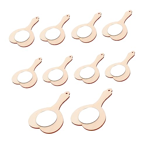 OSALADI 10Stücke DIY Holzspiegel Herzform Handwerksmaterial für Leere Spiegel Dekorieren für Bastelprojekte und Kunsthandwerk OSALADI 10Stücke DIY Holzspiegel Herzform Handwerksmaterial für Leere Spiegel Dekorieren für Bastelprojekte und Kunsthandwerk von OSALADI