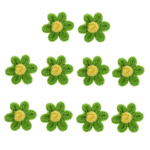 OSALADI 10Stücke Gehäkelte Haarschmuck DIY Zubehör Teiliges Hochwertigem Wollgarn für Kleidung und Hutdekorationen Glänzende Farben und Details OSALADI 10Stücke Gehäkelte Haarschmuck DIY Zubehör Teiliges Hochwertigem Wollgarn für Kleidung und Hutdekorationen Glänzende Farben und Details von OSALADI